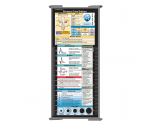 WhiteCoat Clipboard® Trifold - Silver Primary Care Edition